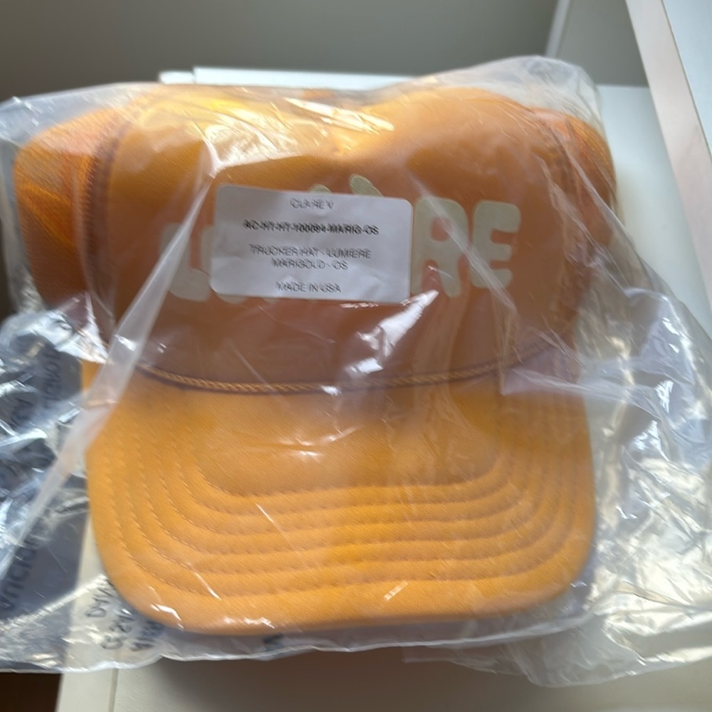 Clare V “Lumière” trucker hat
